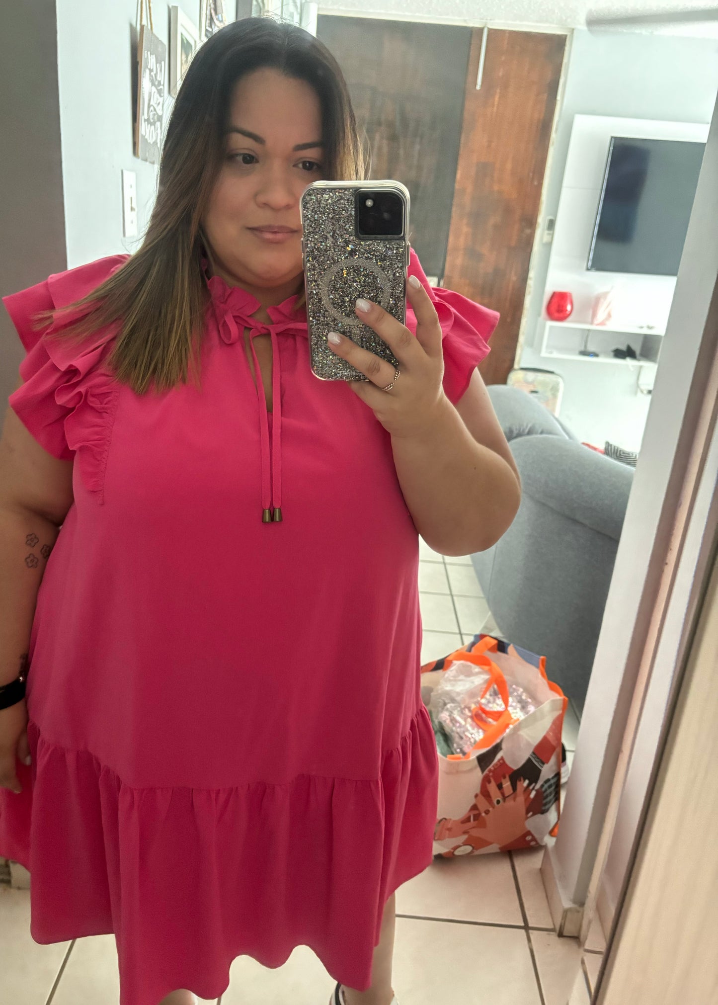 Fuschia dress