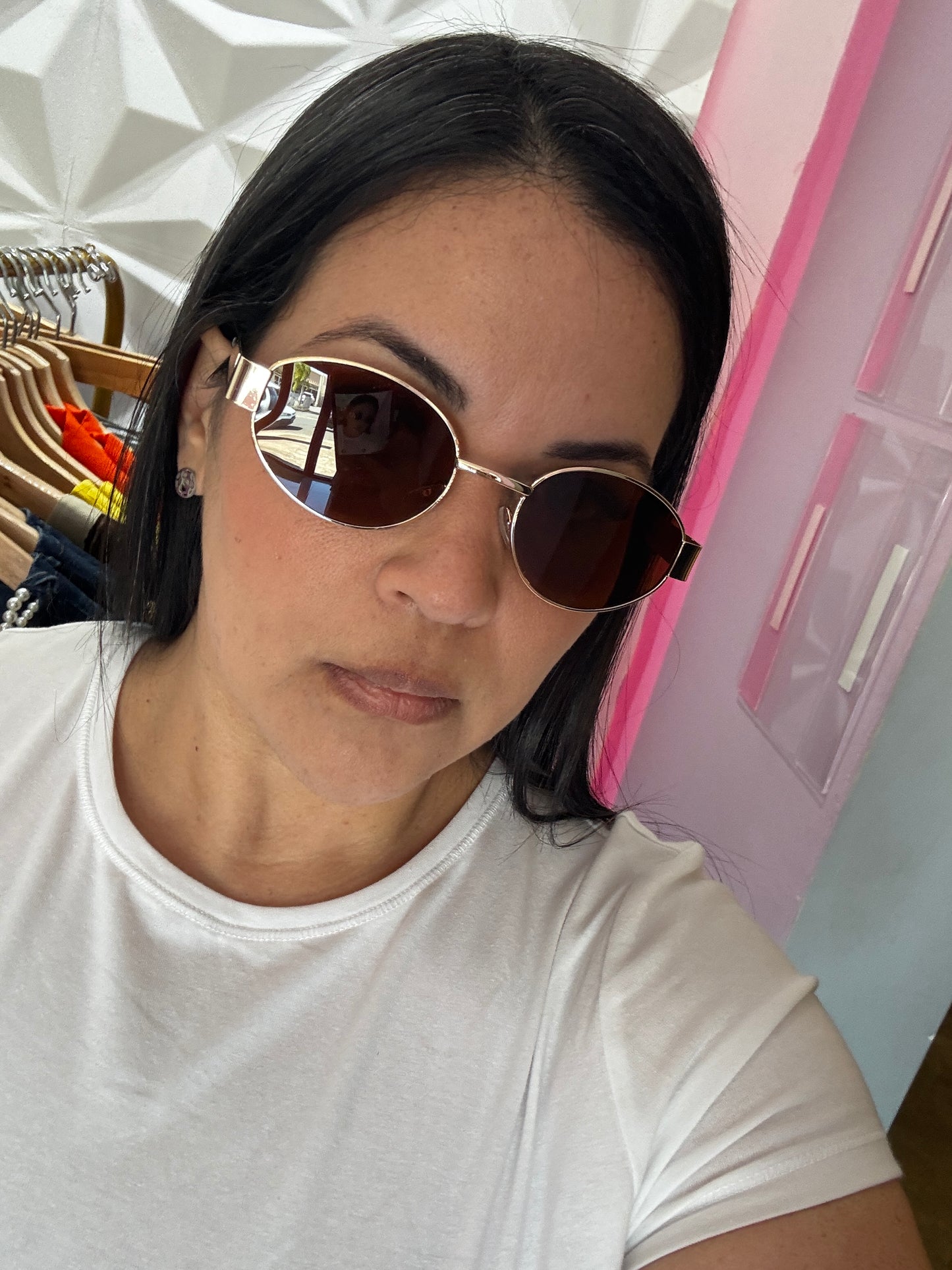 Brown sunglasses