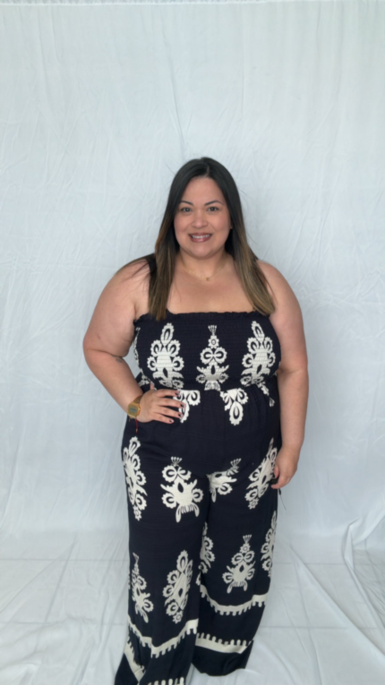 Navy jumpsuit