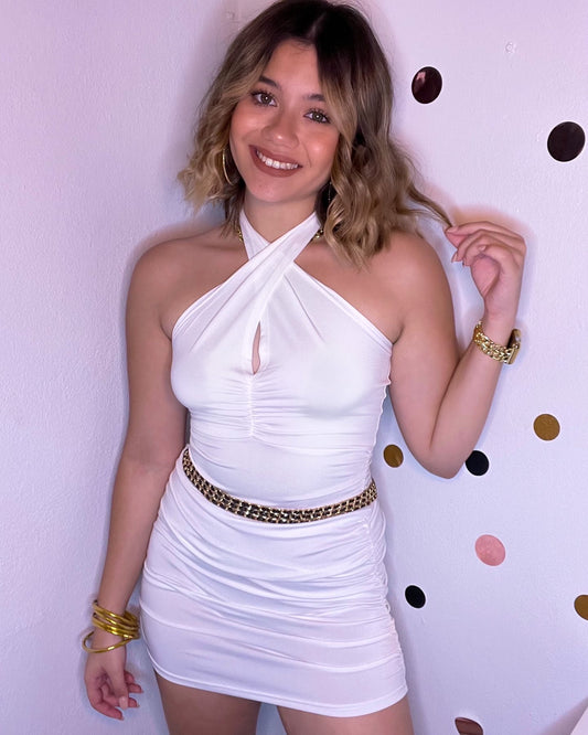 White dress