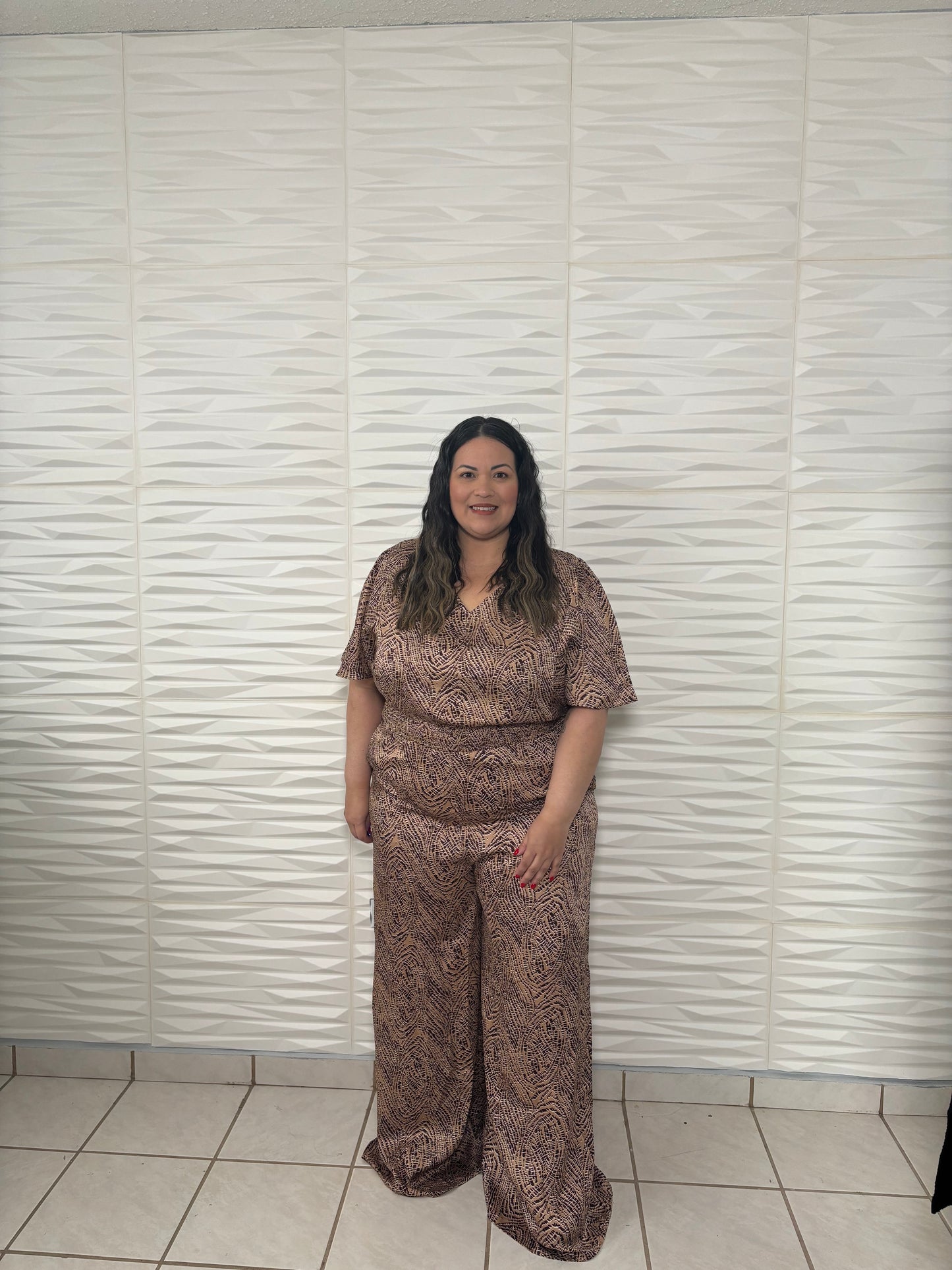 Flounce jumpsuit