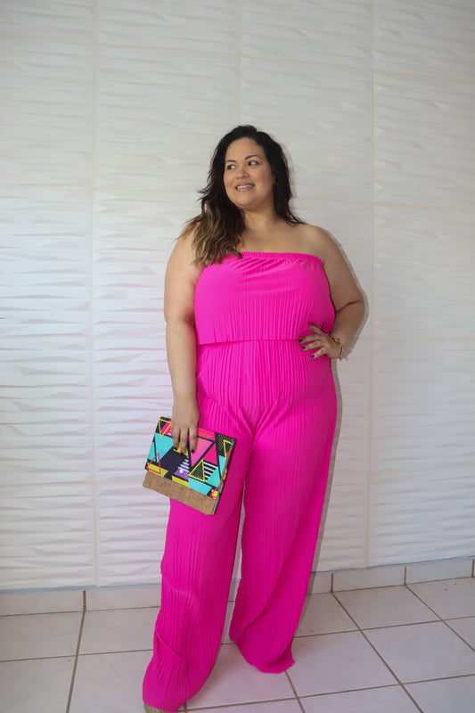 Hot Pink Jumpsuit