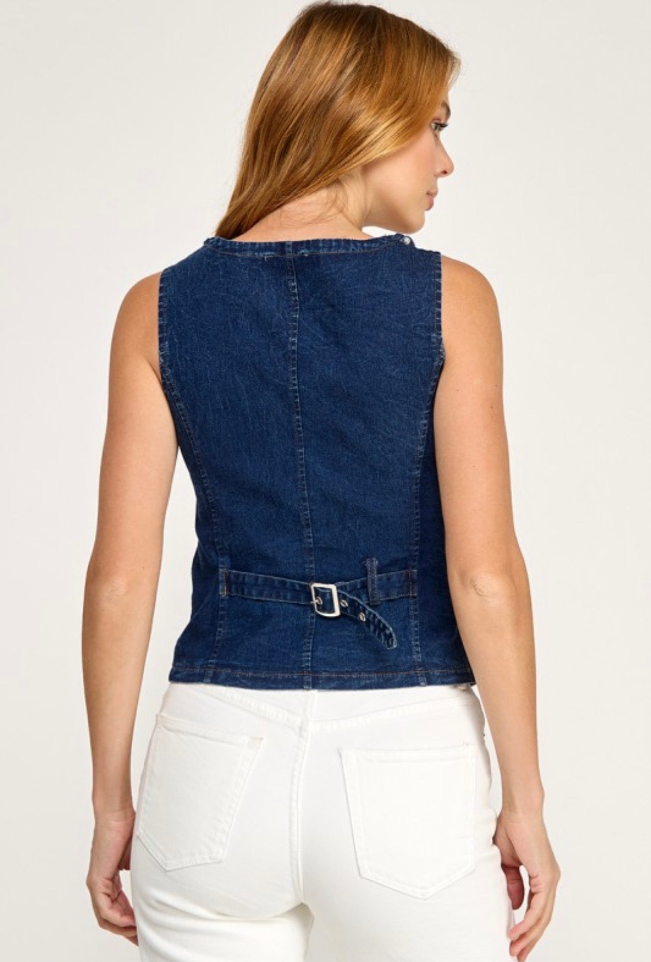 Denim vest