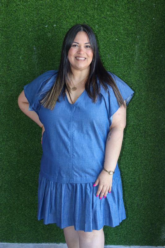 Denim dress