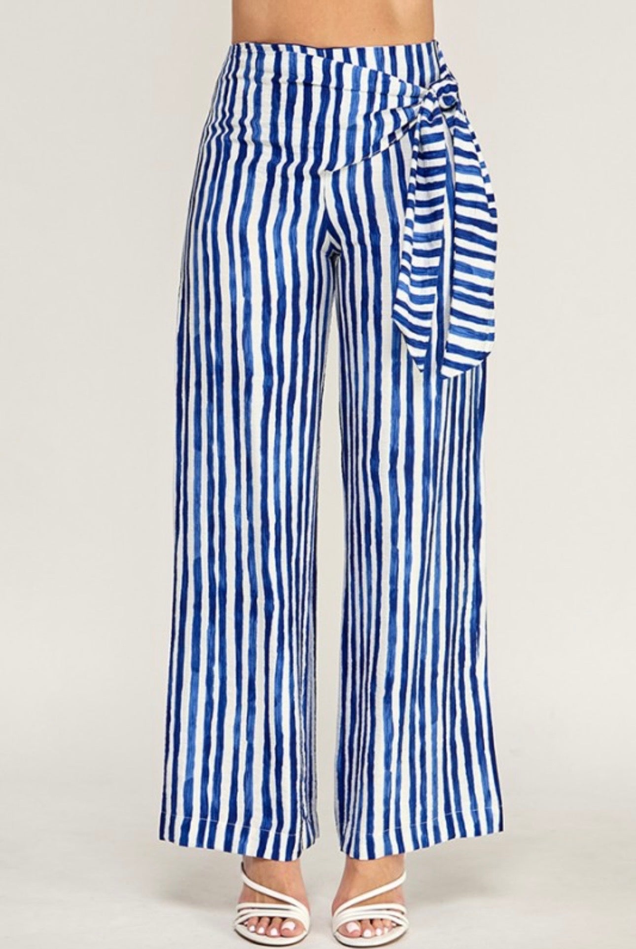 Blue stripe pant