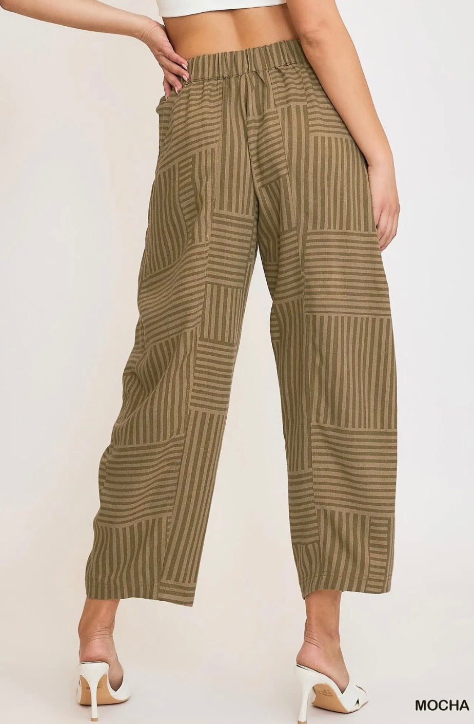 Mocha barrel pant