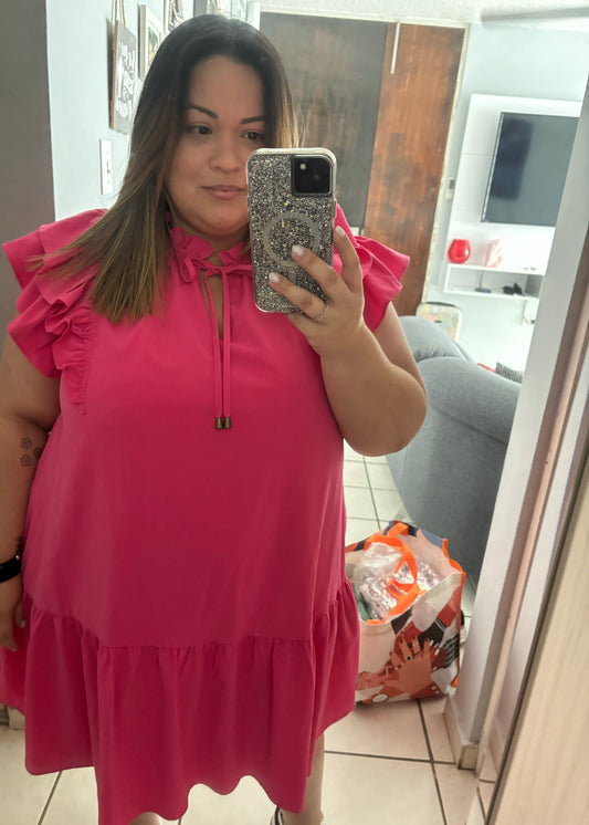 Fuschia dress
