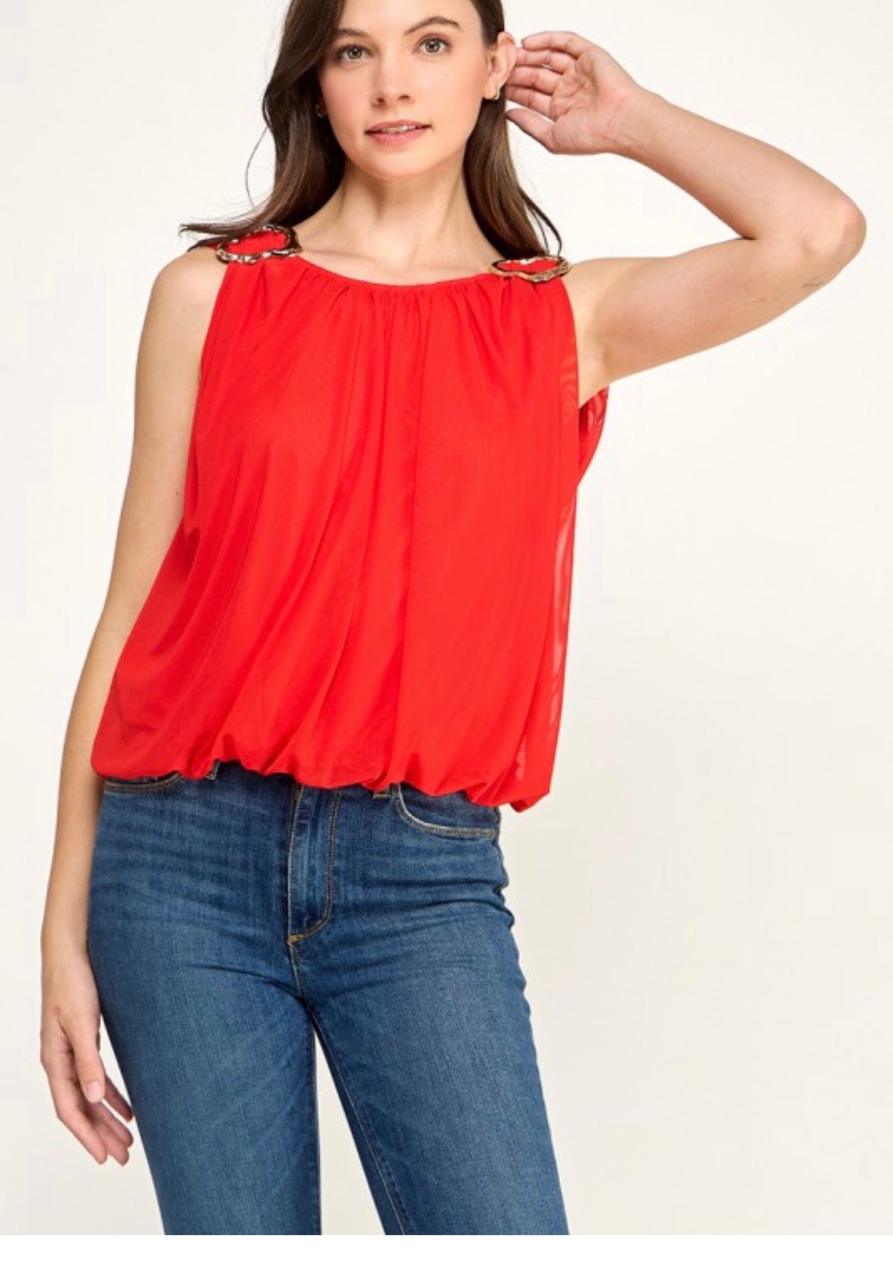 Red bubble top