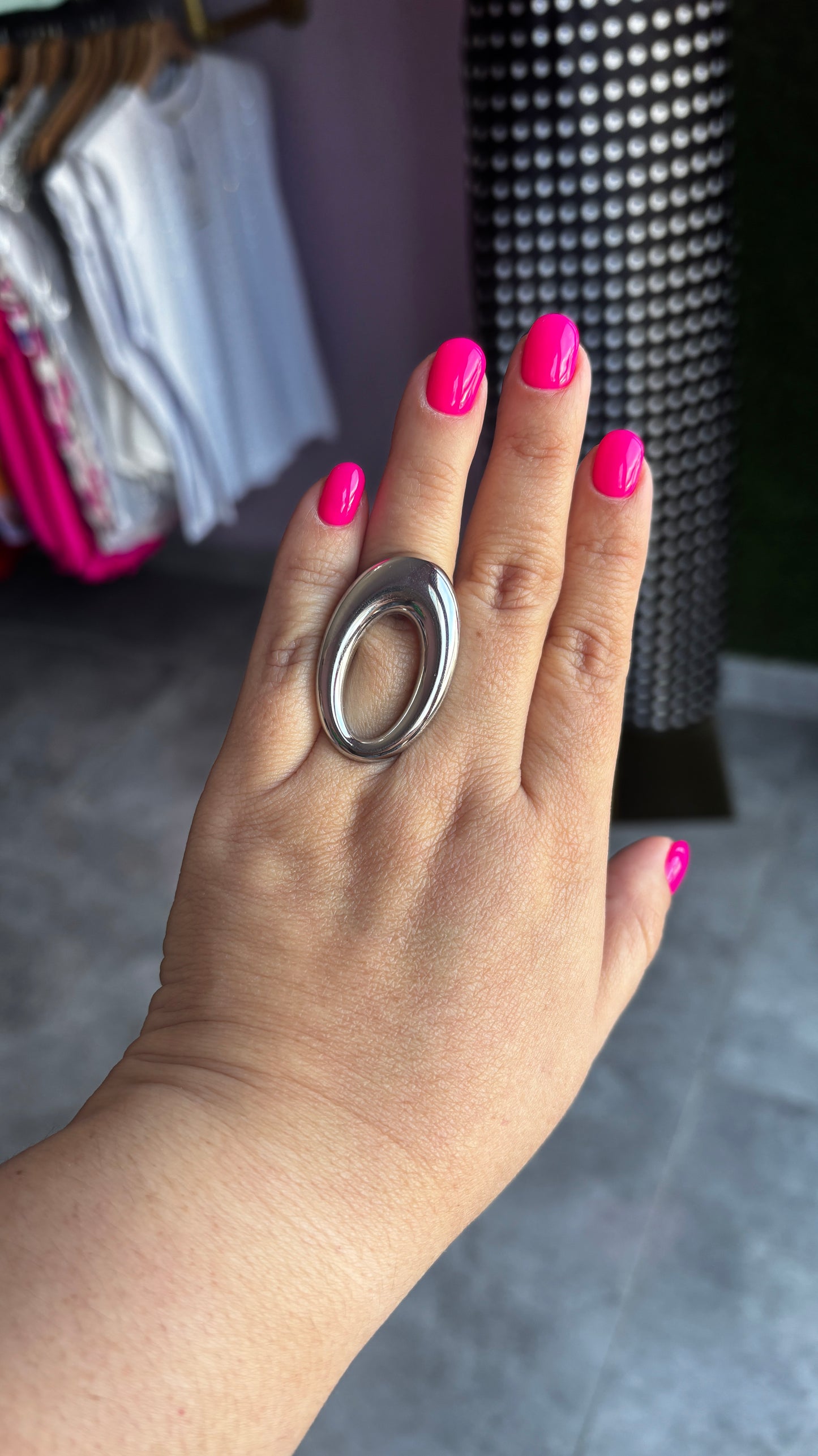 Aurora silver ring