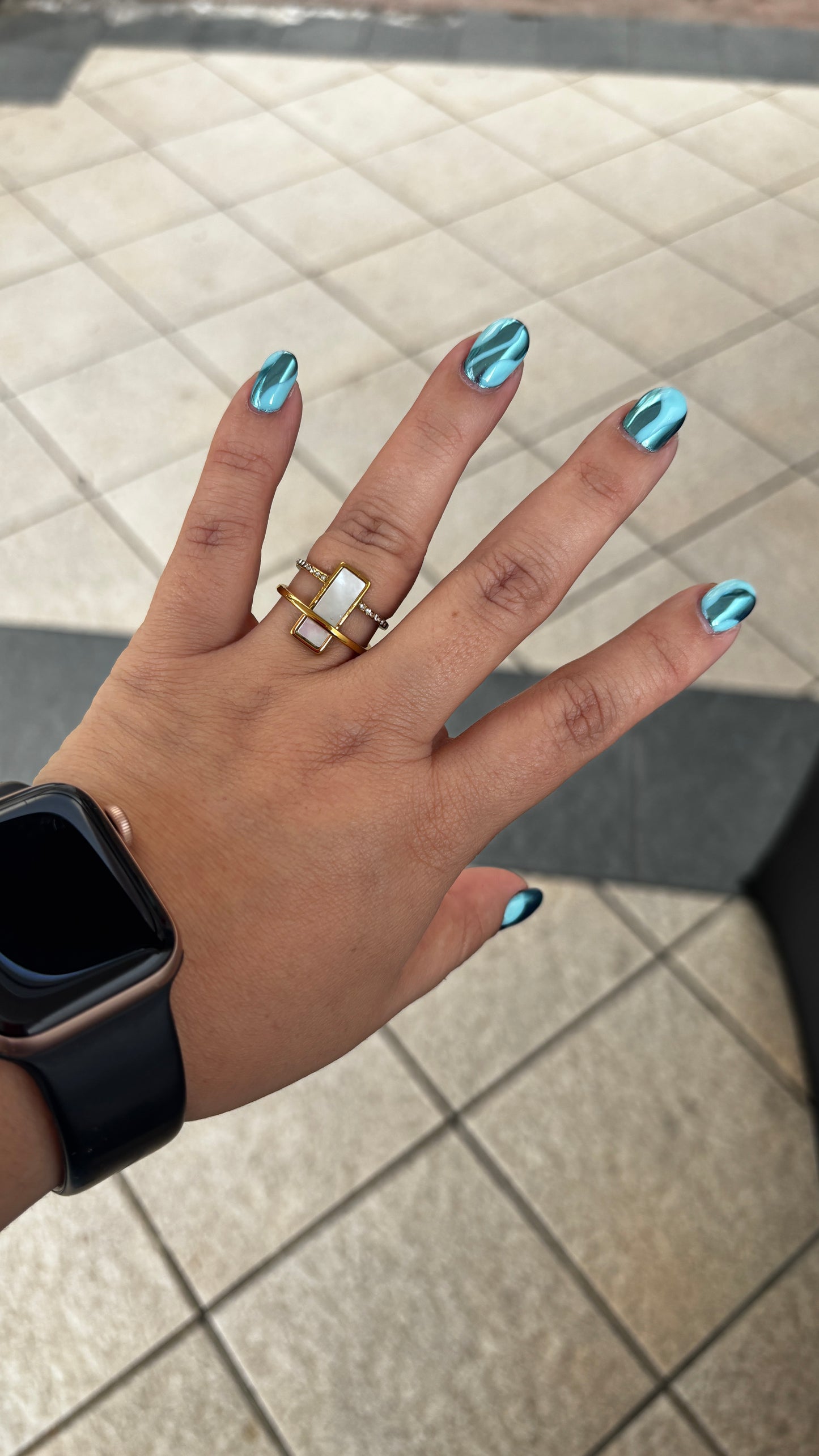 Sim-gold ring