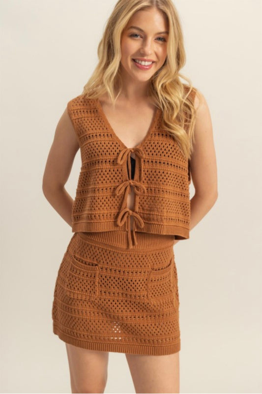 Camel crochet set