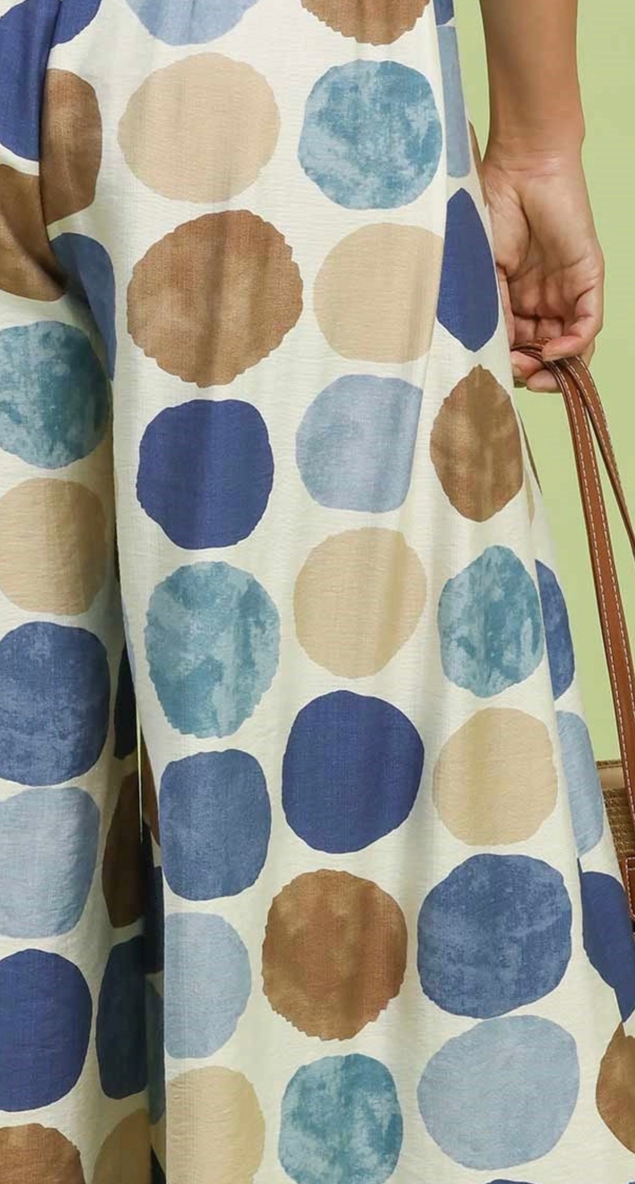 Polka blue pants