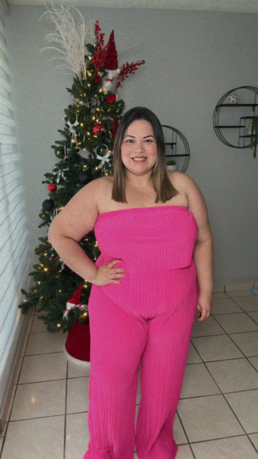 Fuschia jumpsuit