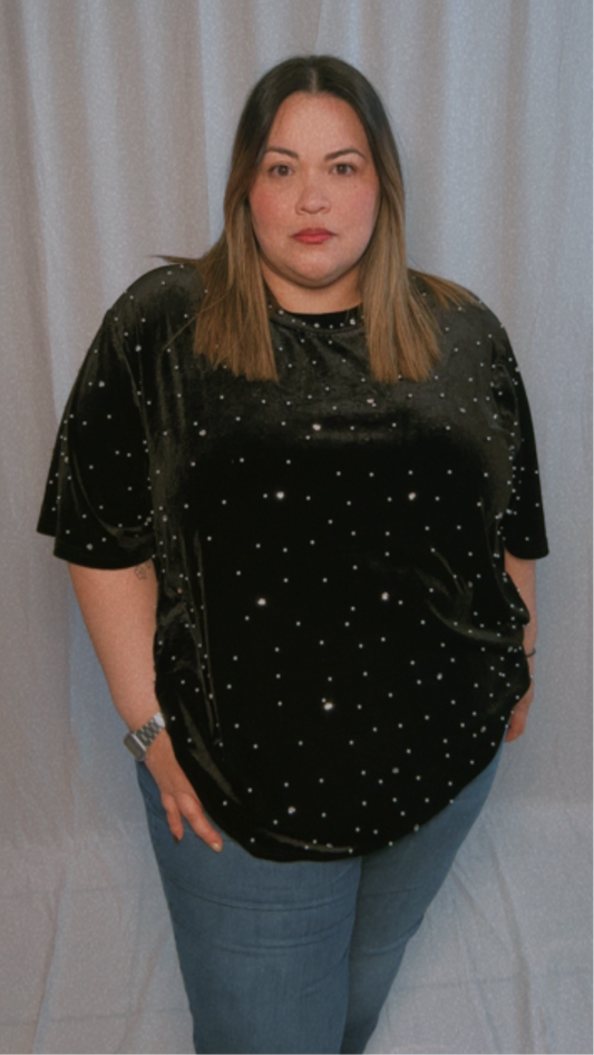 Black pearl, diamont top