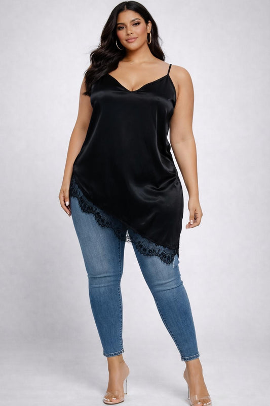 Black lace top