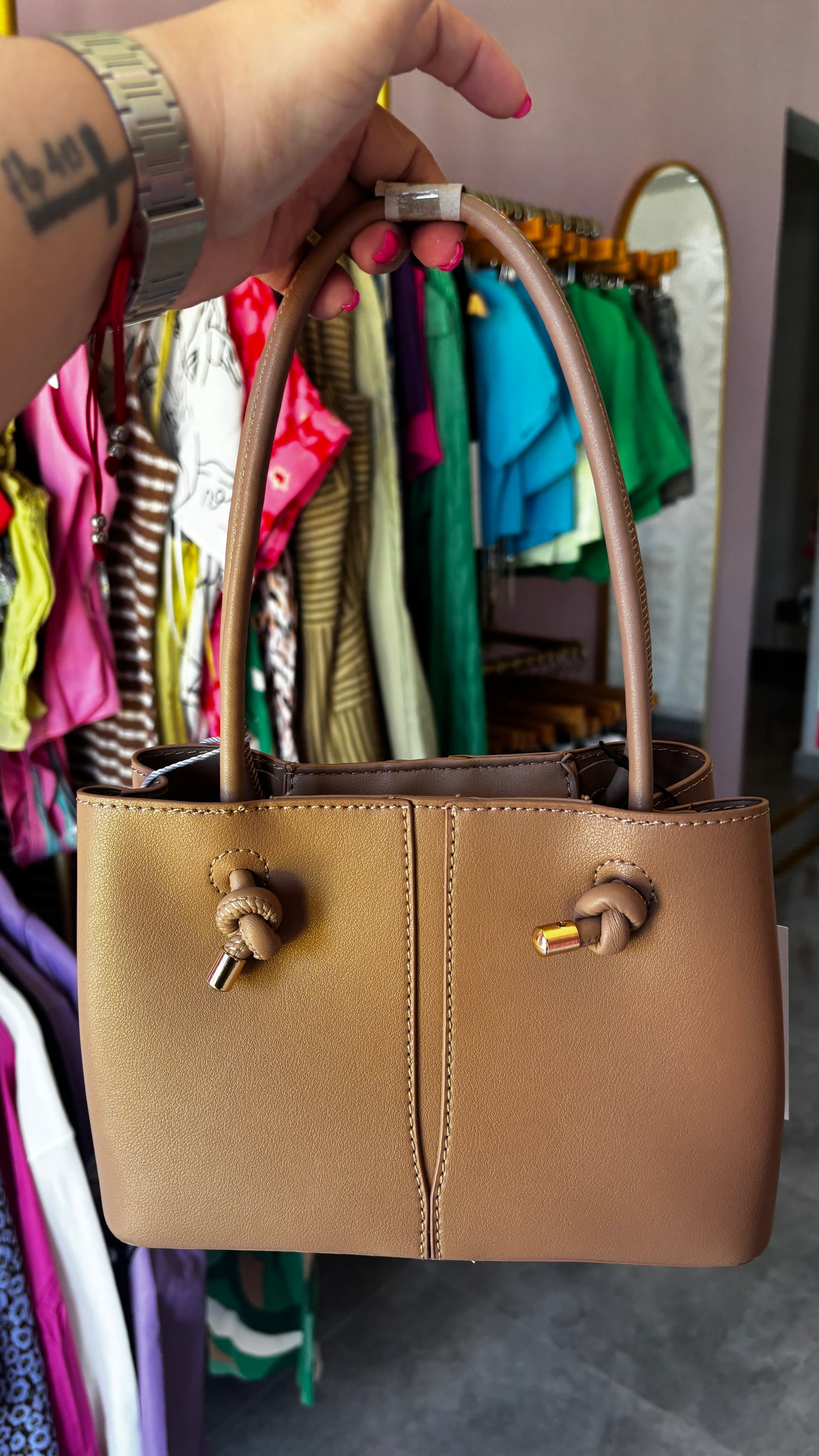 Mocha mini bag
