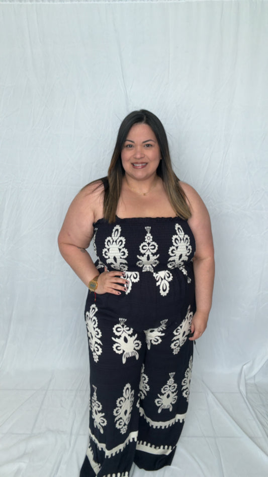 Navy jumpsuit