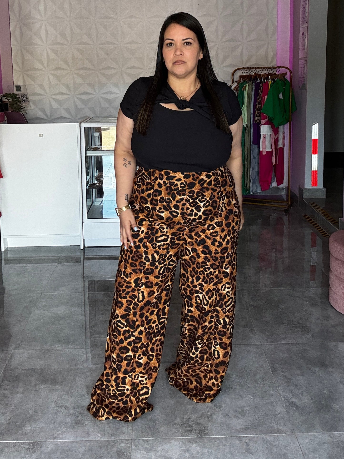 Leopard pants