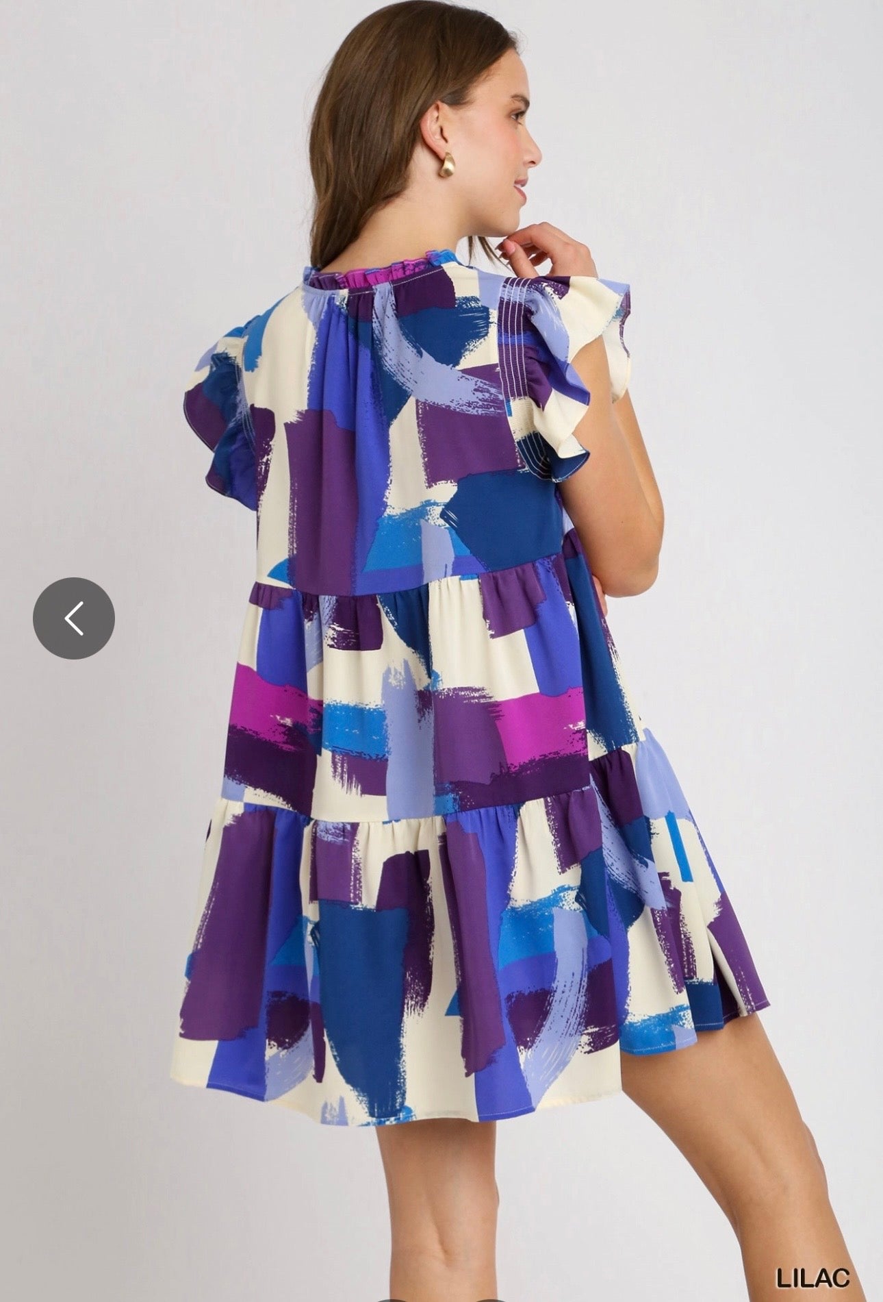 Lilac smocked dress
