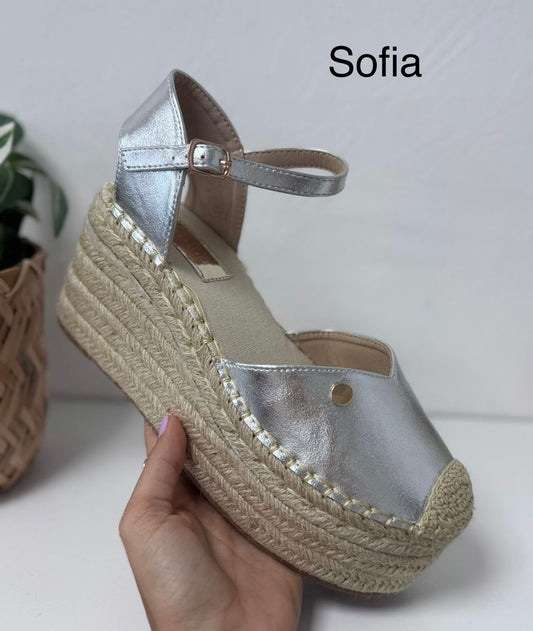Sofía silver platform