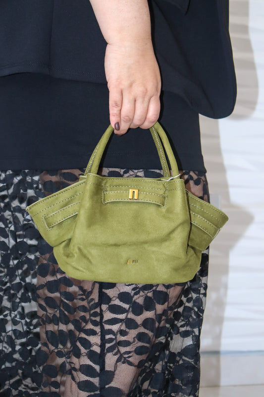 Olive Suede bag