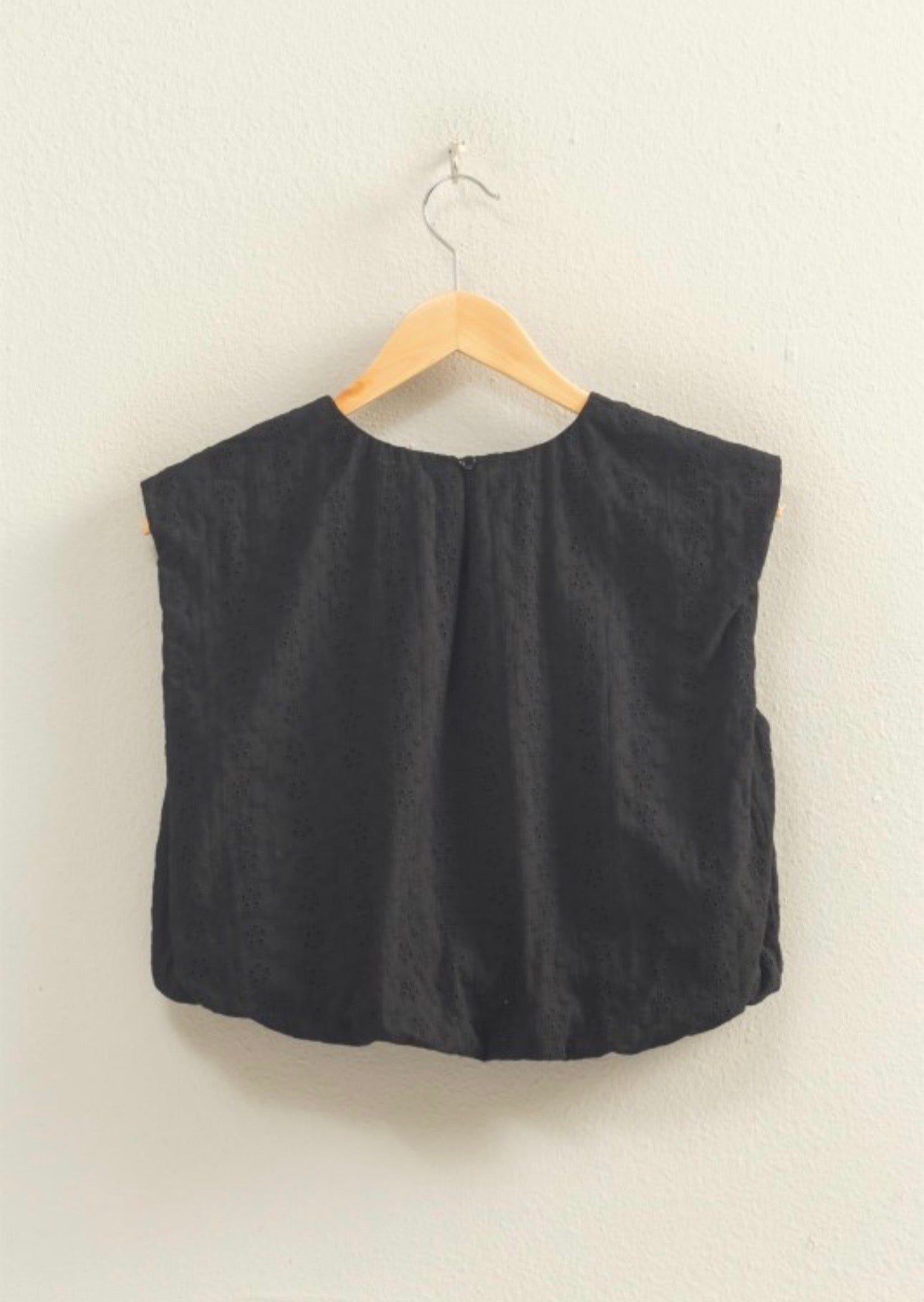 Black bubble top