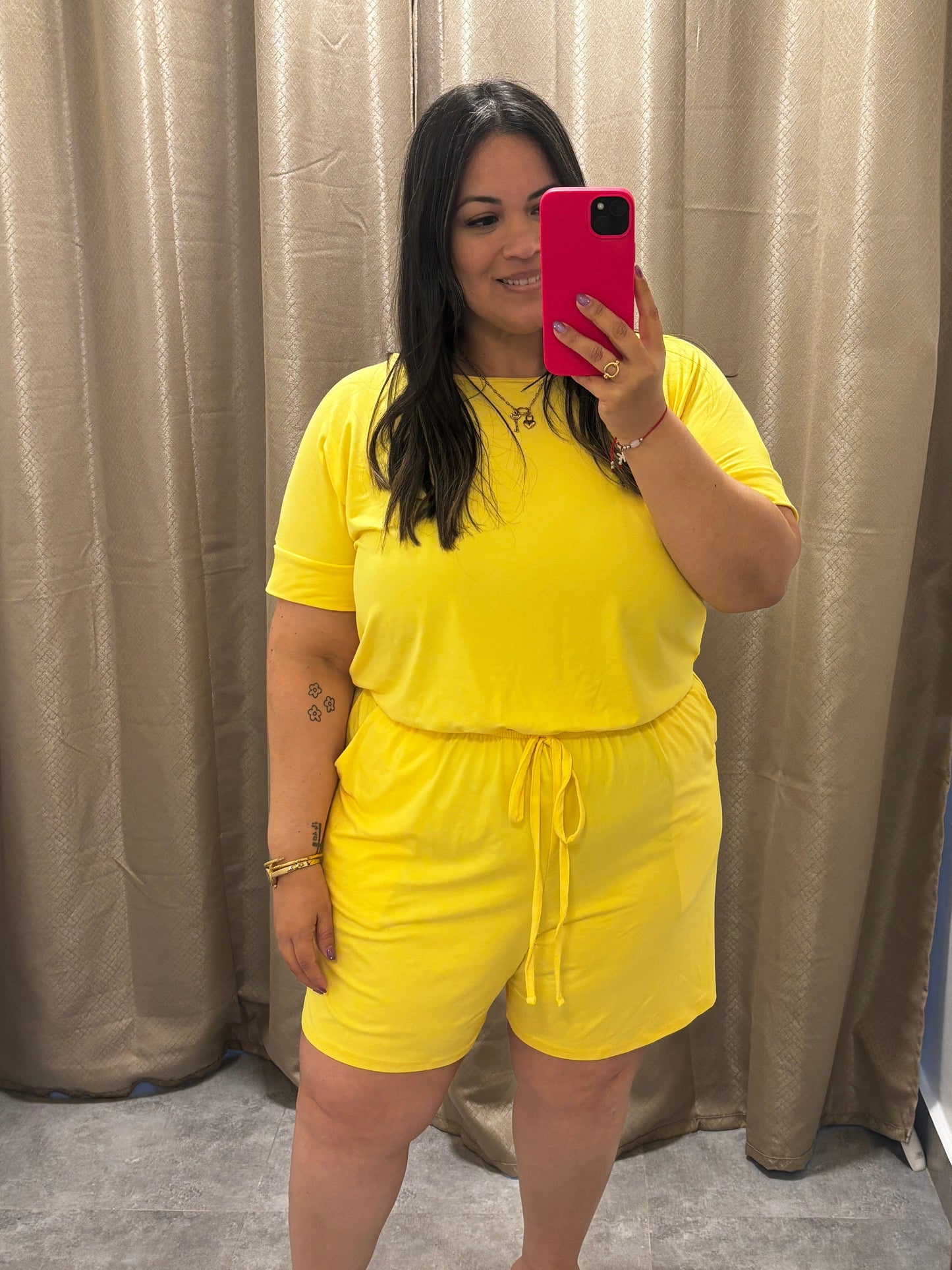 Yellow romper