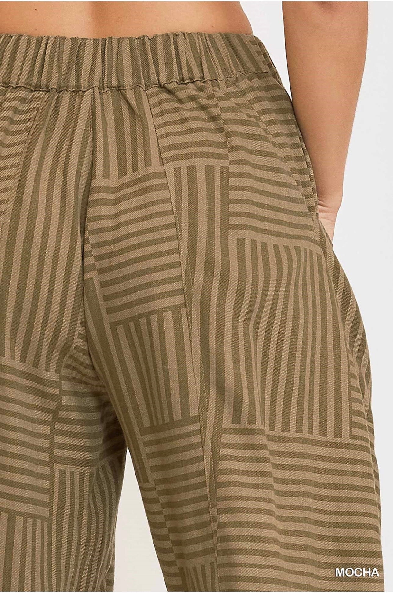 Mocha barrel pant