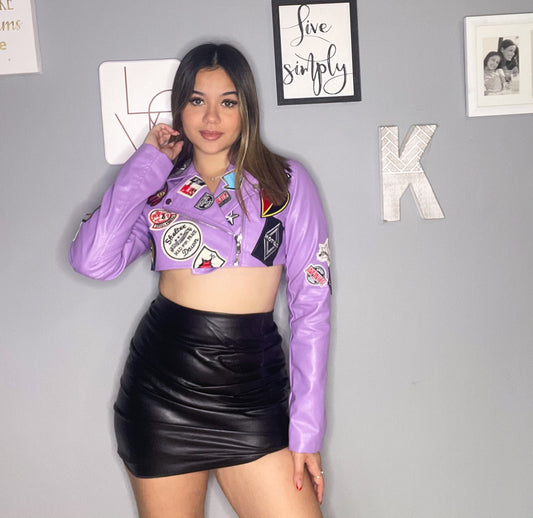 Saturno leather jacket